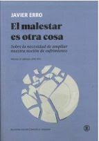 El malestar es otra cosa. Sobre la necesidad de ampliar nuestra noción de sufrimiento