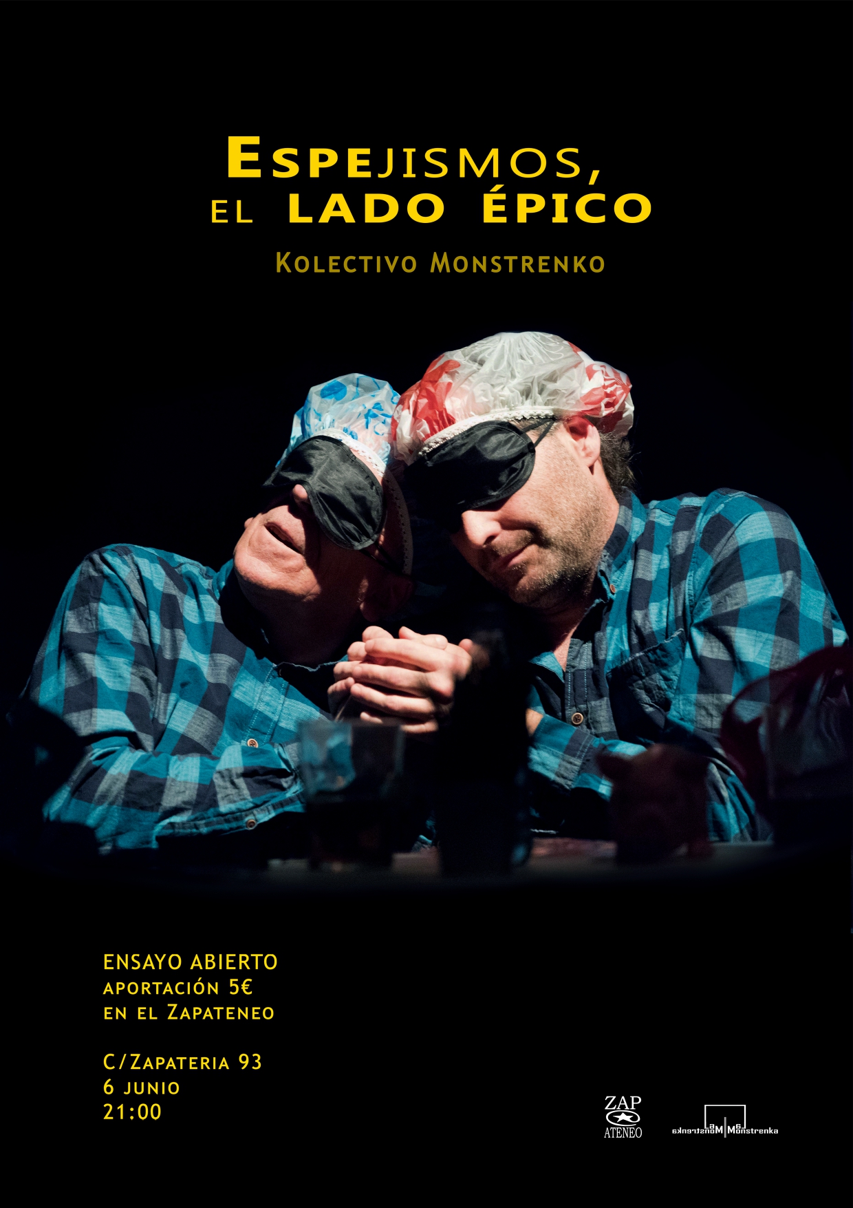 Antzezlana / Teatro: «Espejismos» Monstrenko Kolektiboak. 2026ko ekainaren 6an, larunbatean, 21:00etan ZAPateneon 5 €