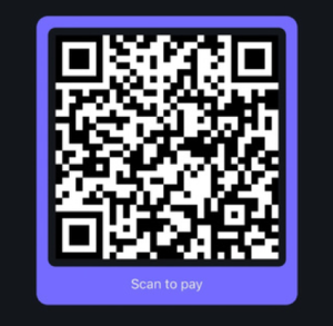 Código QR para pagar con Stripe